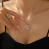 Bague Spirale Argentée Ajustable – Acier Inoxydable Femme – Écrin Offert "Salomé Argenté" - Mara Bijoux