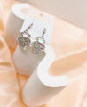 Boucles d’Oreilles Pendantes Argentées – Tradition Portugal Viana do Castelo – Acier Inoxydable + Écrin Offert "Stella" - Mara Bijoux
