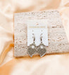 Boucles d’Oreilles Pendantes Argentées – Tradition Portugal Viana do Castelo – Acier Inoxydable + Écrin Offert "Stella" - Mara Bijoux