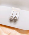 Boucles d’Oreilles Pendantes Argentées – Tradition Portugal Viana do Castelo – Acier Inoxydable + Écrin Offert "Stella" - Mara Bijoux