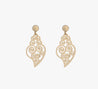 Boucles d’Oreilles Dorées Pendantes – Tradition Portugal Viana do Castelo – Acier Inoxydable + Écrin Offert "Boule Viana" - Mara Bijoux