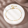 Bracelet Perles Multicolores – Acier Doré "Milkshake" - Mara Bijoux