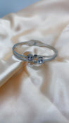 Bracelet Jonc Doré – 2 Gros & 2 Petits Zircons – Acier Inoxydable + Écrin Offert "Inès" - Mara Bijoux