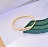 Bracelet Jonc Doré Inspiration Messika – Zircons Mobiles & Strass – Acier Inoxydable + Écrin Offert "Kassy" - Mara Bijoux