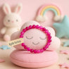 Bracelet Enfant en Perles Naturelles d’Agate Fuchsia – Énergie & Confiance Mara Bijoux
