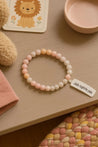 Bracelet Enfant en Perles Naturelles de Jade Néphrite Jaune – Joie & Sérénité Mara Bijoux