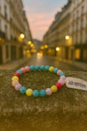 Bracelet Enfant en Perles Naturelles de Jade Néphrite Jaune – Douceur & Protection Mara Bijoux