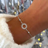 Bracelet Soleil Argenté – Acier Inoxydable  "Héliana" Mara Bijoux