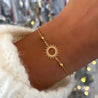 Bracelet Soleil Doré – Acier Inoxydable "Heliana" Mara Bijoux