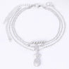 Chevillière 2 en 1 Argentée – Ananas & Étoile - Mara Bijoux