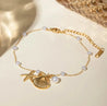Chevillière – Acier, Perles & Breloques "Numa" - Mara Bijoux