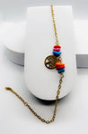Chaîne de Cheville Dorée – Perles Nacrées & Arbre de Vie | Acier Inoxydable "Kiana" - Mara Bijoux