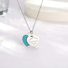 Collier Cœur Turquoise – Forever Love | Acier 316 "Donna" Mara Bijoux