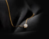 Collier Doré avec Zircon Blanc – Acier Inoxydable + Écrin "Juliette" - Mara Bijoux
