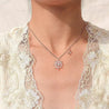 Collier Soleil & Étoile – Argent 925 " Fluvia Argenté" Mara Bijoux
