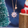 Collier Soleil & Étoile – Argent 925 "Fluvia Or Rose" Mara Bijoux