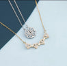 Collier Trèfle Magique Doré – Se transforme en Cœurs – Acier Inoxydable & Écrin Offert "Zena" - Mara Bijoux