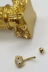 Piercing Nombril Hello Kitty Doré – Strass & Acier Inoxydable "Hello Kitty" - Mara Bijoux